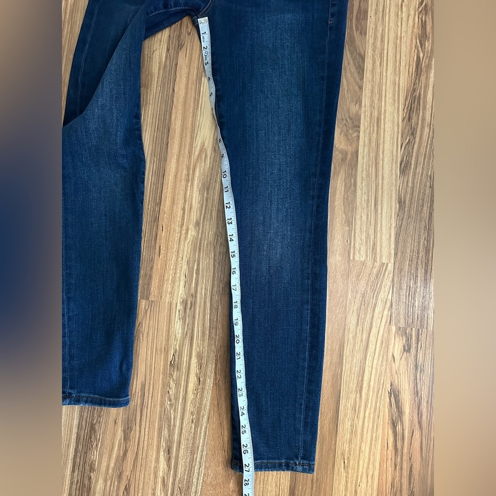 Frame Le High Skinny Jeans Dark Wash Blue Size 27 - Picture 9 of 11